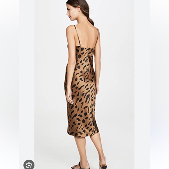 L'AGENCE Leopard Silk Slip Dress - 50% off MSRP!! - Picture 2 of 4